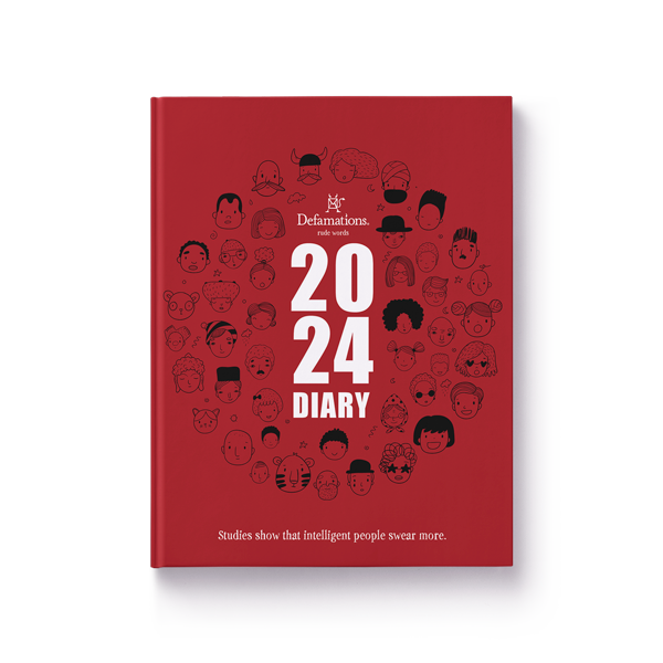 ​​​Defamations Red 2024 Diary