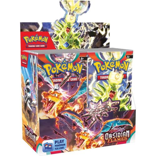 Pokémon Cards TCG Scarlet and Violet 3 Obsidian Flames Sealed Booster Box