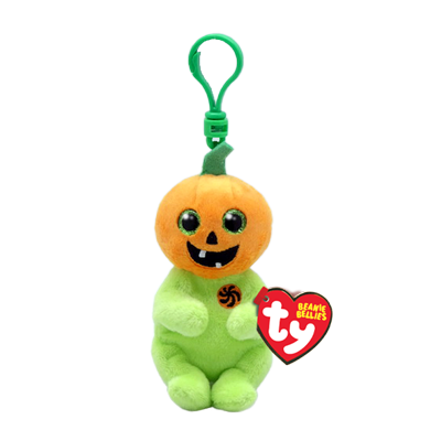 Hollow the Pumpkin Halloween - Ty Beanie Bellies Clip