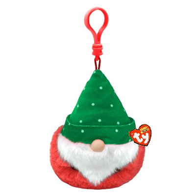 Turvey the Green Hat Gnome Christmas 2023 Ty Beanie Boo Clip