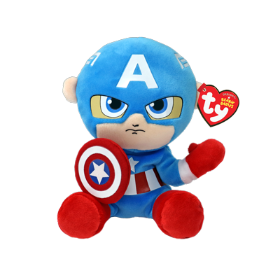 Captain America (Marvel) Regular Soft - Ty Beanie Babies