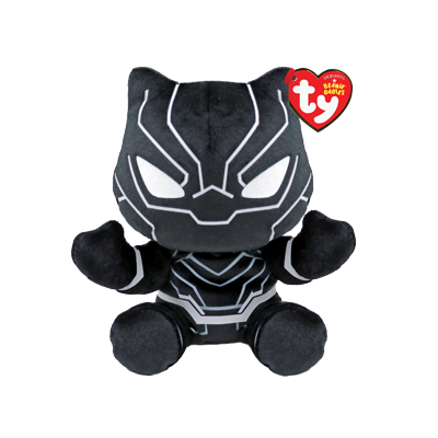 Black Panther Marvel Ty Beanie Babies Soft
