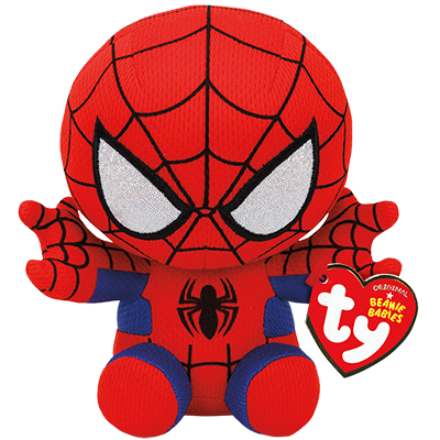 Spiderman Ty Beanie Boos Marvel Regular