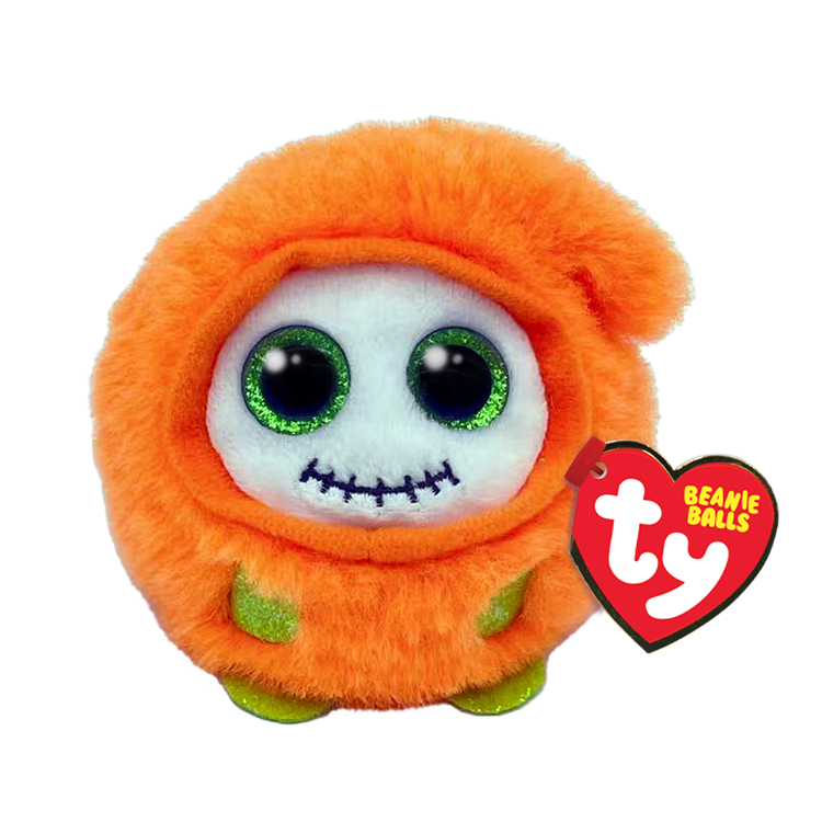 Griffin the Orange Ghoul Ball Halloween - Ty Beanie Balls