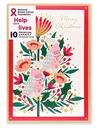 Simson Boxed Christmas Cards (Breast Cancer Charity Pack of 10) - Galah Greetings
