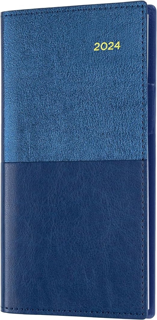 ​Collins Vanessa 2024 Diary B6/7 Week To View Landscape Blue
