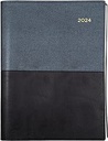 [245.V99-24] ​Collins Vanessa 2024 Diary A4 Two Days To A Page Black