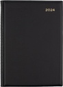 ​​​Collins Belmont 2024 Diary A5 Day To Page Black