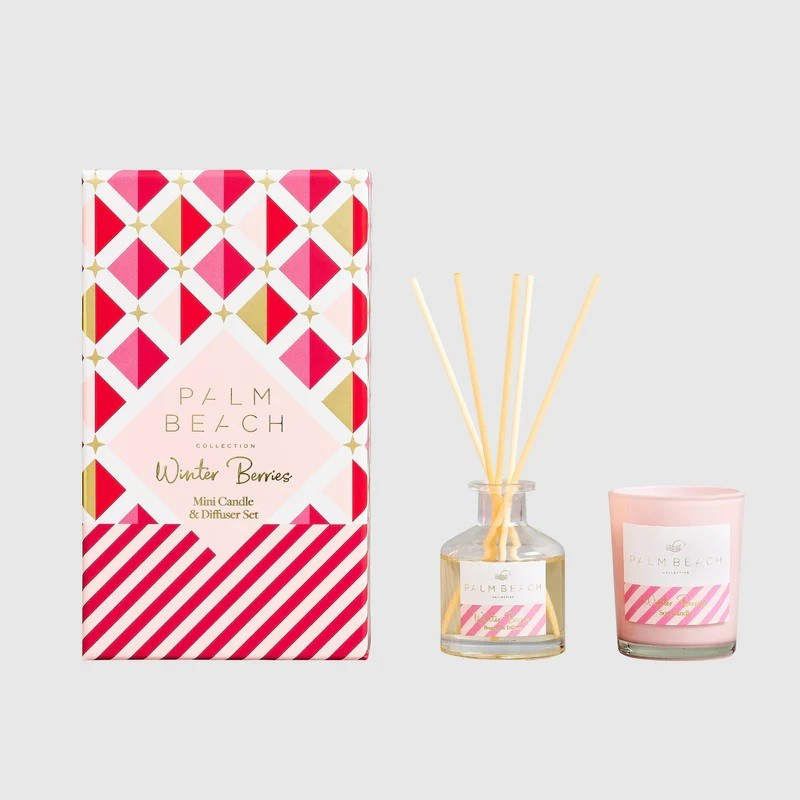 Winter Berries - Mini Candle & Diffuser Pack - Palm Beach Collection