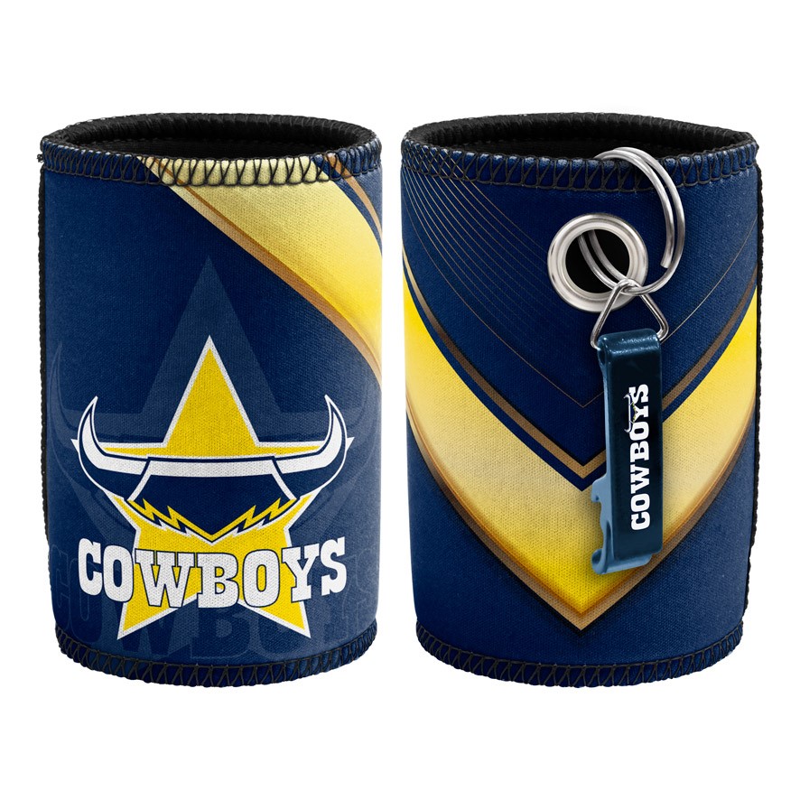 NRL North Queensland Cowboys Can Cooler & Opener