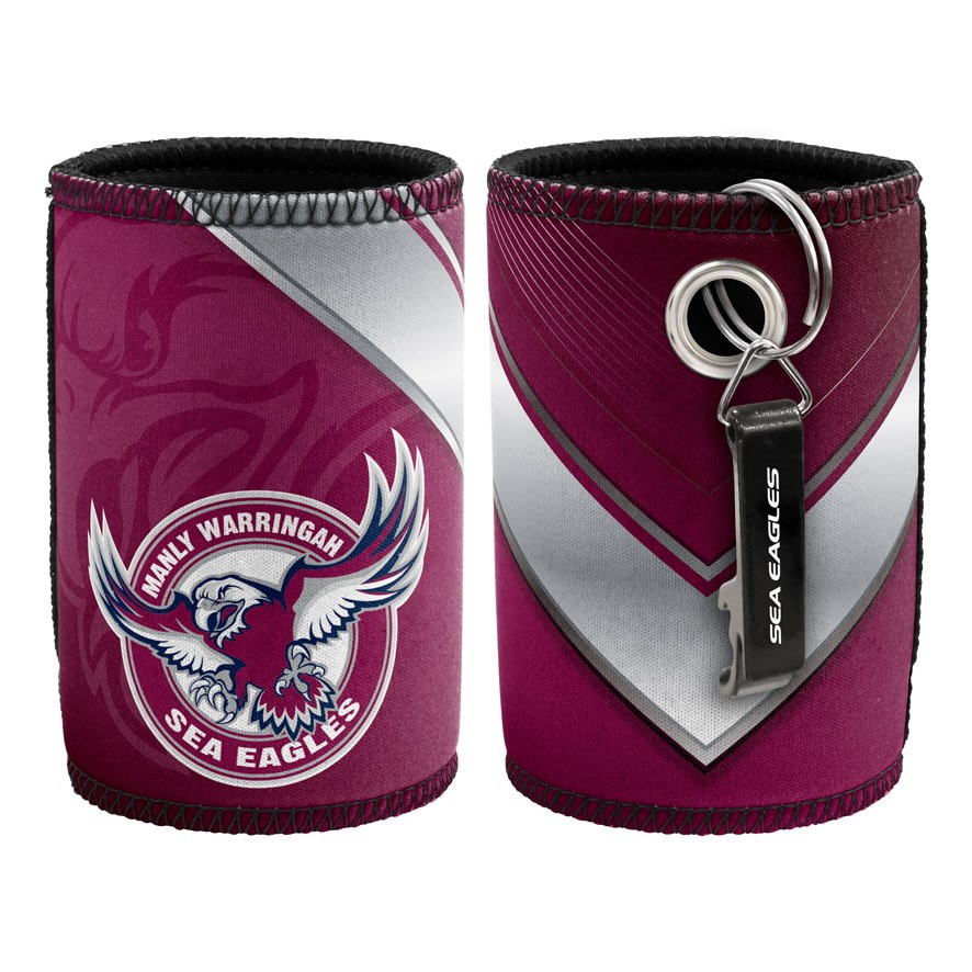 NRL Manly Warringah Sea Eagles Can Cooler & Opener