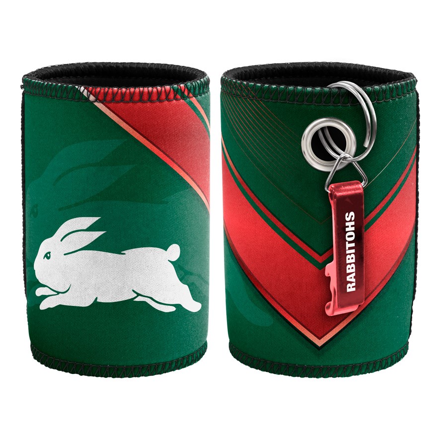 NRL South Sydney Rabbitohs Can Cooler & Opener