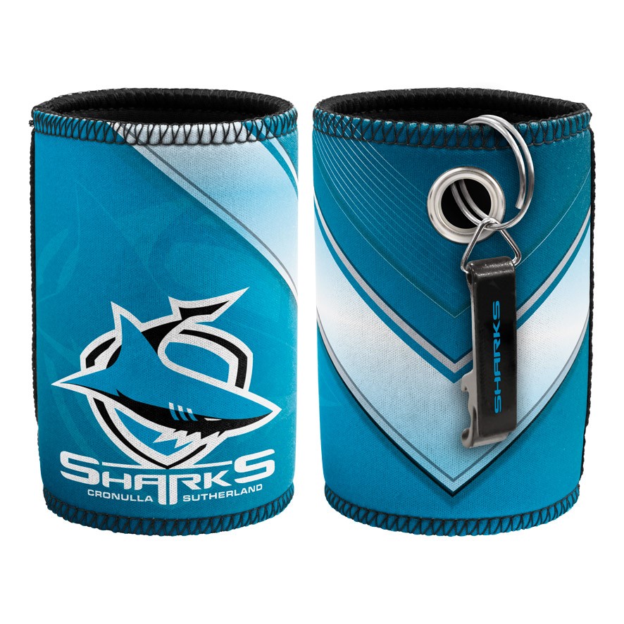 ​NRL Cronulla-Sutherland Sharks Can Cooler with Opener
