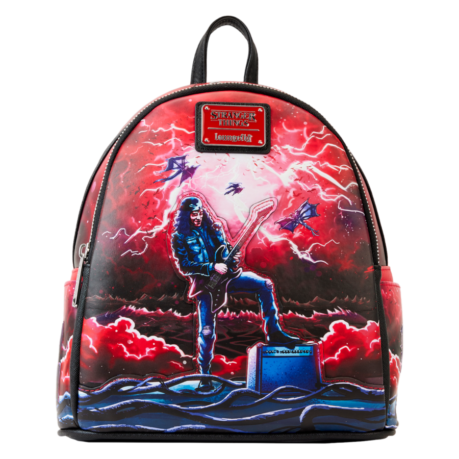​Stranger Things Eddie Tribute Mini Backpack - Loungefly