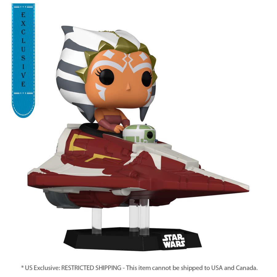 Star Wars - Ashoka in Delta 7B Funko Pop! Vinyl Ride Figure #638