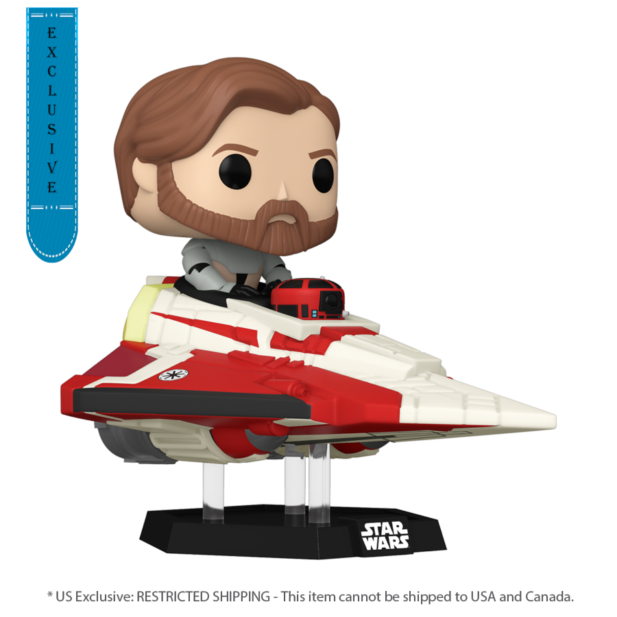 Star Wars - Obi-Wan in Delta 7 Funko Pop! Vinyl Ride Figure #641