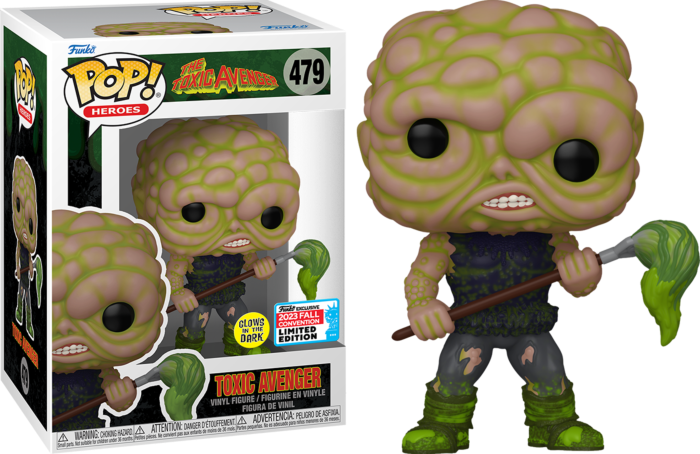 ​​​​​​​​​Troma - Toxic Avenger (Glow in the Dark) NYCC 2023 Fall Convention Exclusive Funko Pop! Vinyl Figure #479