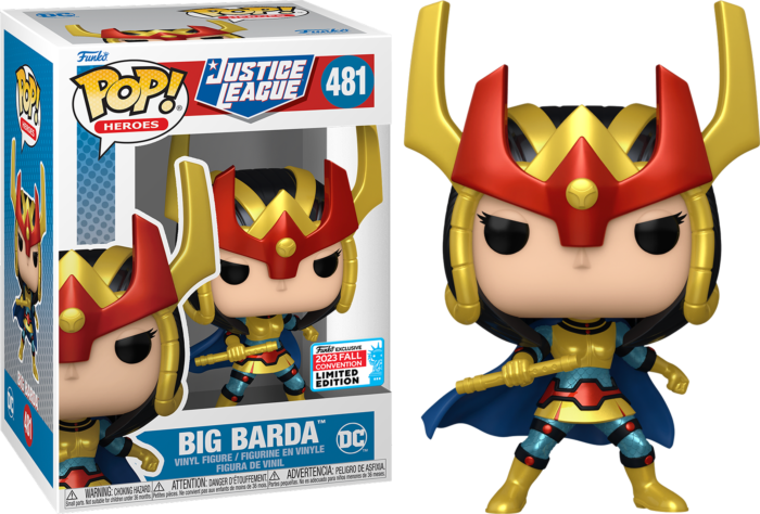 ​​​​​​​​​Justice League - Big Barda NYCC 2023 Fall Convention Exclusive Funko Pop! Vinyl #481