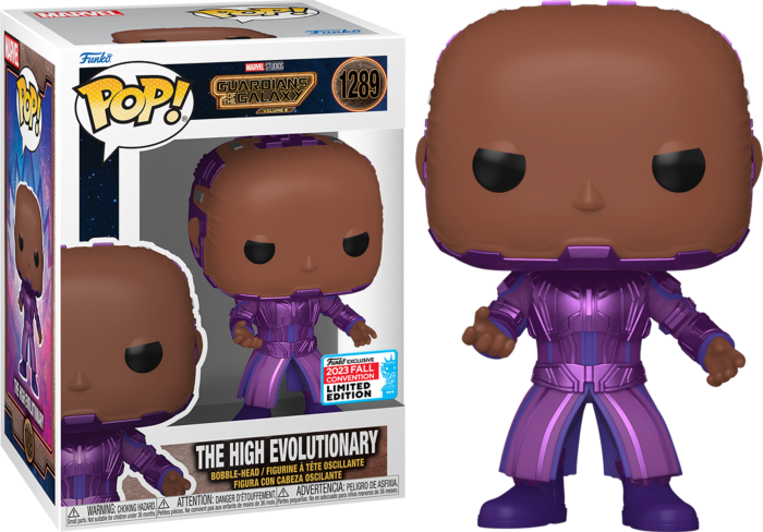 ​​​​​​​​​Guardians of the Galaxy 3 - High Evolutionary Metallic NYCC 2023 Fall Convention Funko Pop Vinyl Figure #1289