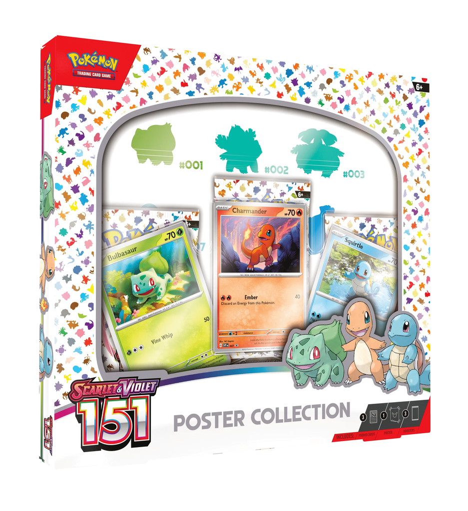 ​​​Pokémon TCG Scarlet and Violet 151 Poster Collection