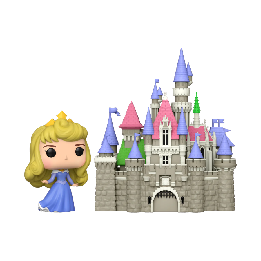 ​​​​​​​​​​​Sleeping Beauty Aurora With Castle Funko Pop! Town