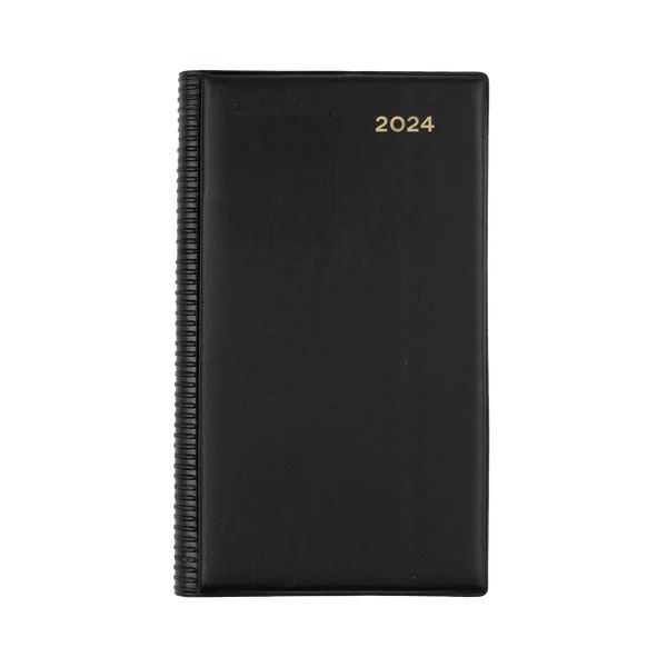 Collins Belmont 2024 Diary Octavo Day To Page Black