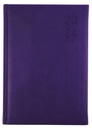[S5100.P55-24] Collins Silhouette 2024 Diary A5 Day To Page Purple