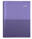 [345.V55-24] Collins Vanessa 2024 Diary A4 Week To View Purple