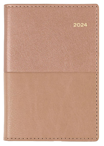 Collins Vanessa 2024 Diary B7R Week To View Gold