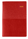 [355.V15-24] Collins Vanessa 2024 Diary B7R Week To View Red