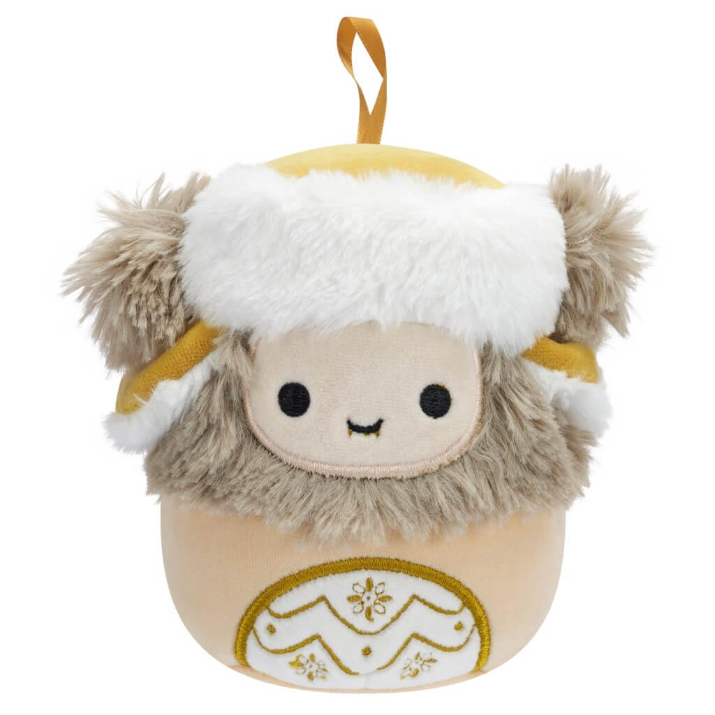 ​​​Dray the Yeti 4 Inch Squishmallows Christmas Ornament