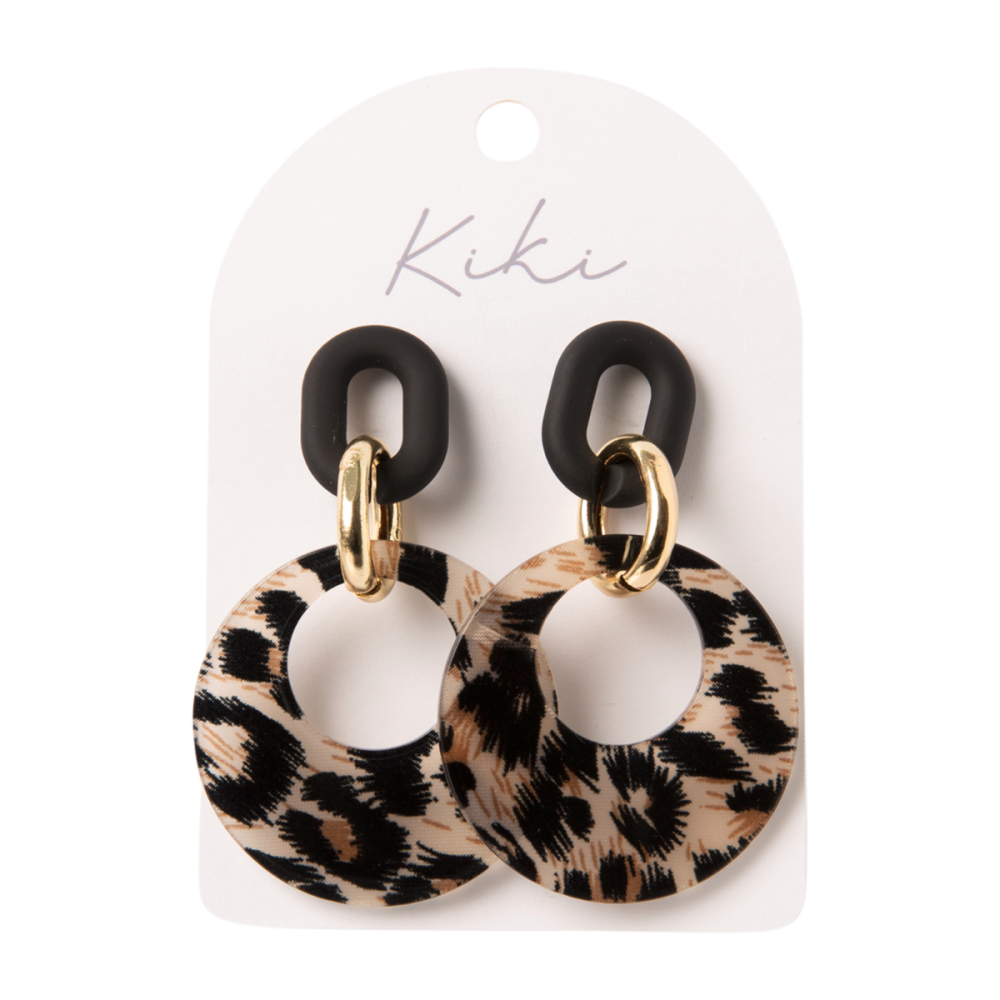 KiKi Leopard Earrings - Splosh