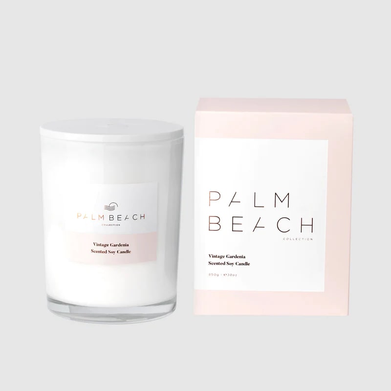 Vintage Gardenia 850g Deluxe Candle - Palm Beach Collection