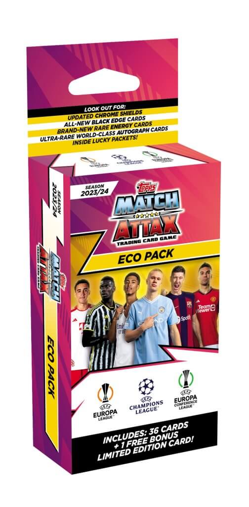 Topps Match Attax UEFA Champions League 2023/2024 Edition Mega Booster Eco Box