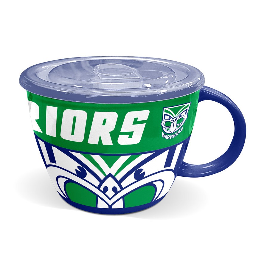 NRL New Zealand Warriors Soup Mug With Lid
