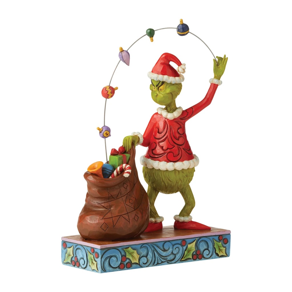 Dr Seuss The Grinch: Grinch Juggling Gifts - Disney Traditions by Jim Shore