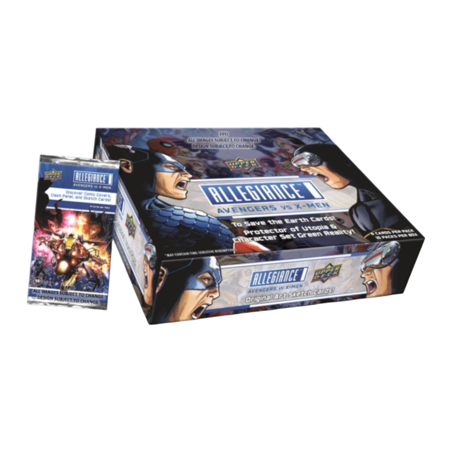 Marvel - Allegiance Avengers vs X-Men Trading Cards Booster Pack (6 Cards)