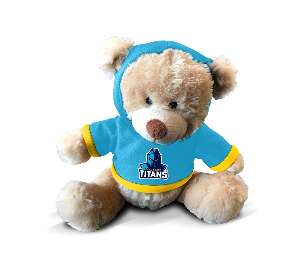 NRL Gold Coast Titans - Plush Teddy with Hoodie