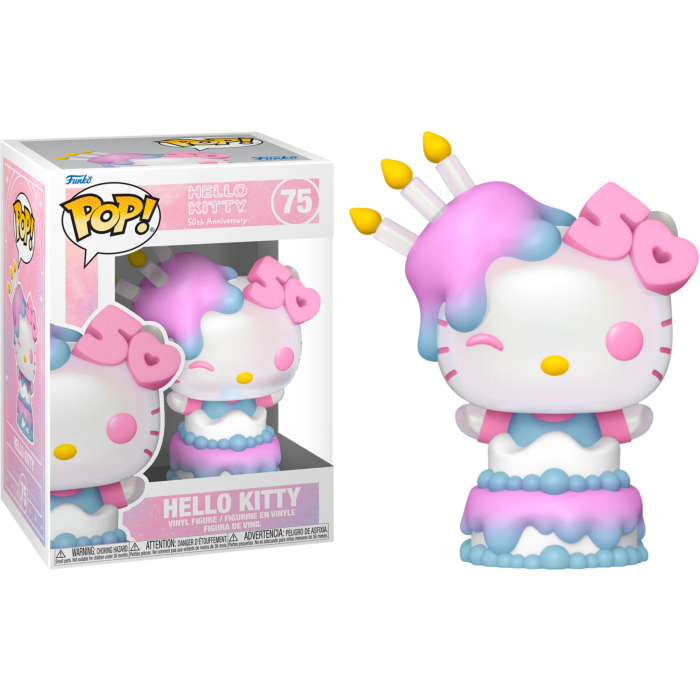 Hello Kitty - Hello Kitty in Cake 50th Anniversary Funko Pop! Vinyl Figure #75