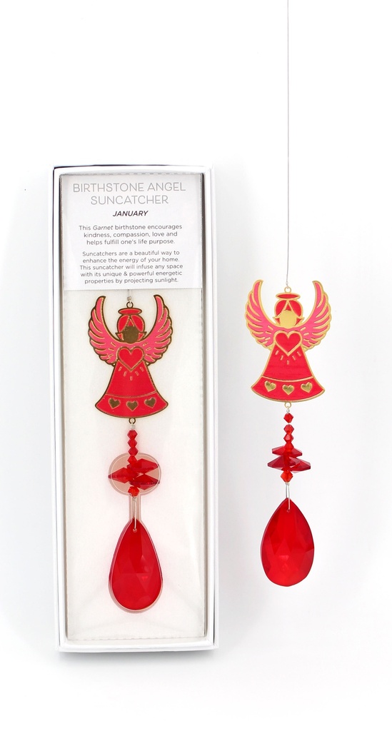 Birthstone Angel Suncatcher