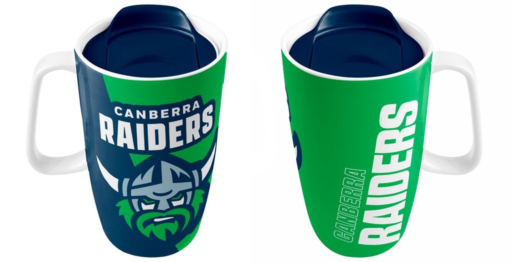 NRL Canberra Raiders Travel Mug w/ Handle