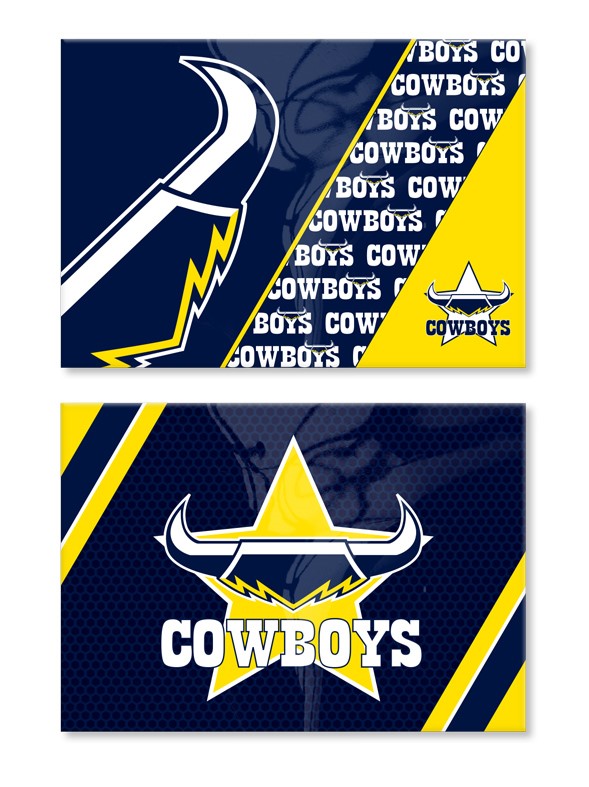 NRL North Queensland Cowboys Magnet Set