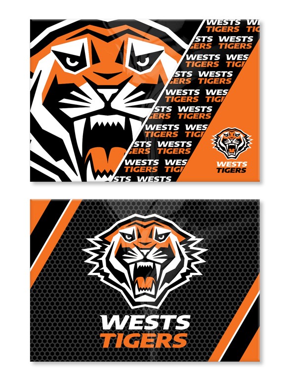 NRL Wests Tigers Magnet Set