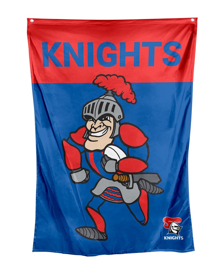 NRL Newcastle Knights Mascot Wall Flag