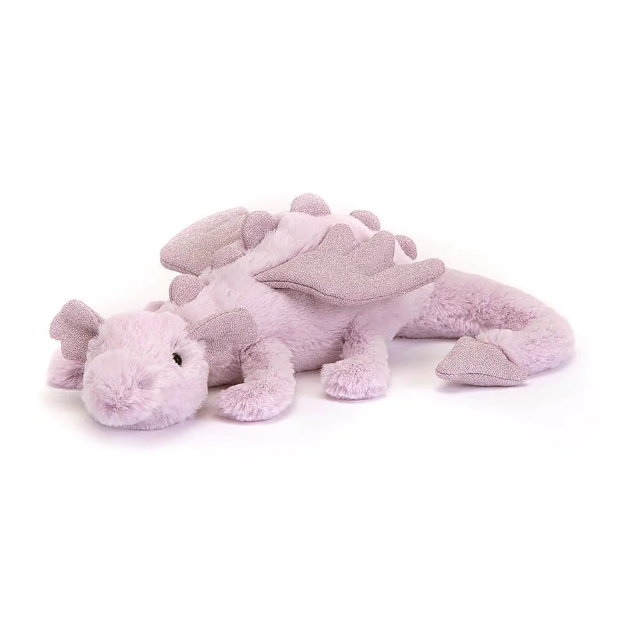 Lavender Jellycat Dragon Medium