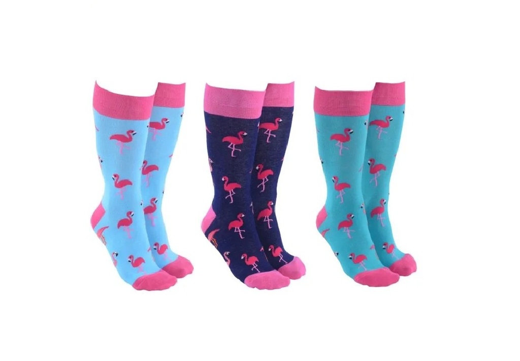 Sock Society - Pink Flamingo