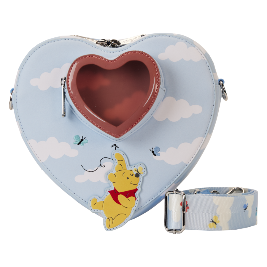 Winnie The Pooh - Balloons Heart Crossbody Bag - Loungefly