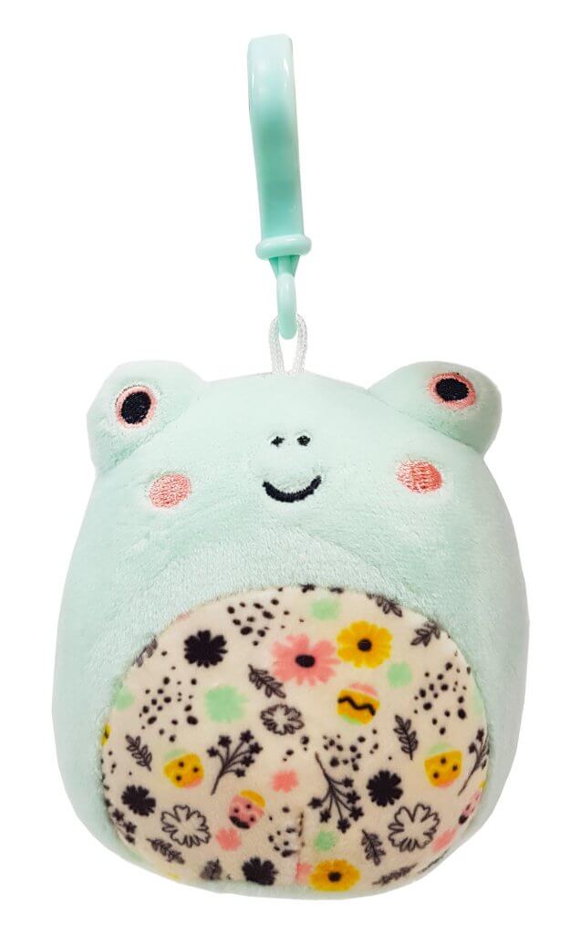 Fritz the Frog 3.5" Easter Squishmallows Clip Ons