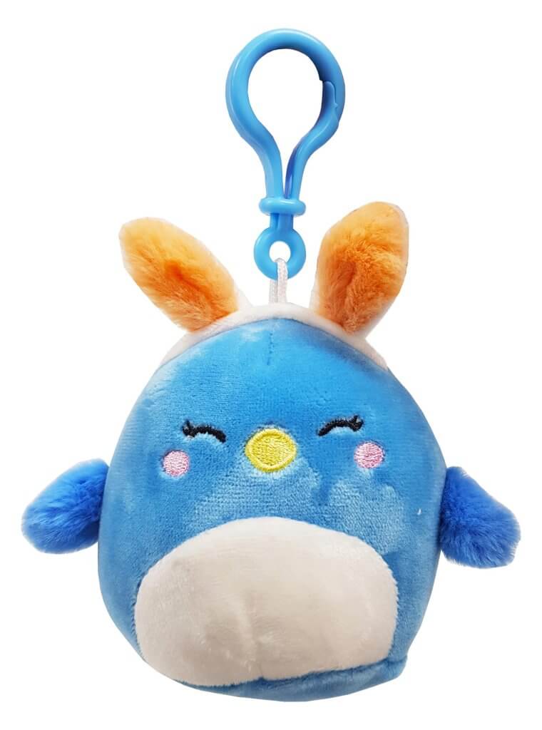 Bebe the Bluebird 3.5 Inch Squishmallows Clip Ons