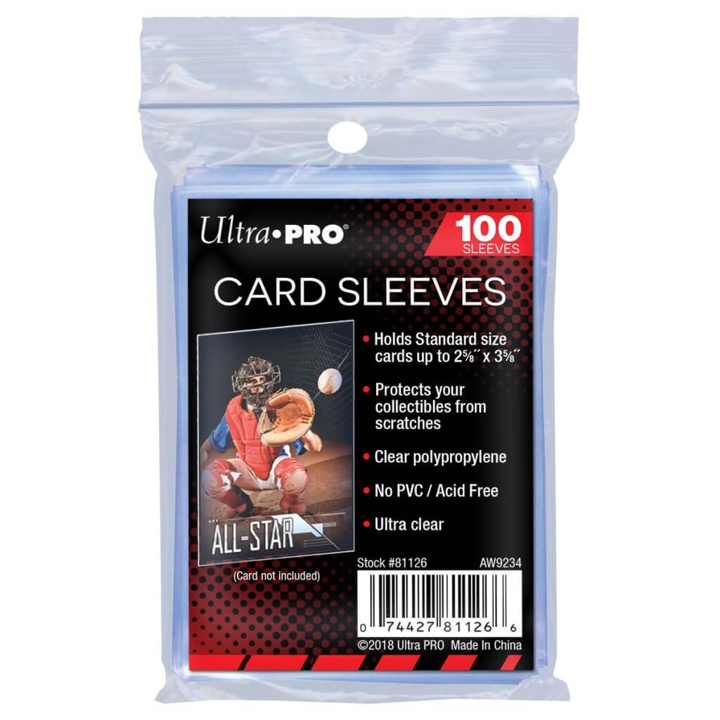 Ultra Pro - Standard Soft Trading Card Sleeves Clear 100 Pack